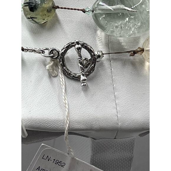 Margo Morrison GREEN, PURPLE AMETHYST, CITRINE, LEMON QUARTZ, Necklace New Other - Picture 13 of 16